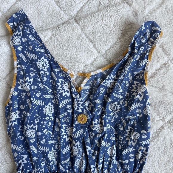 Matilda Jane | Blue Ridge Farmhouse Sleeveless Floral Dress | Size Extra Small - Picture 5 of 9